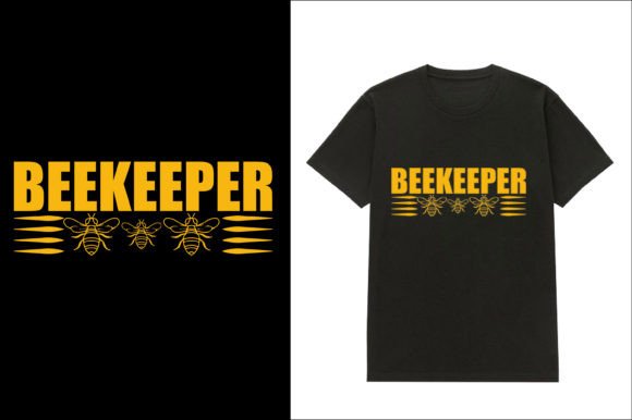 A Bee T-shirt Graphic for Modern Merchandise and Designs