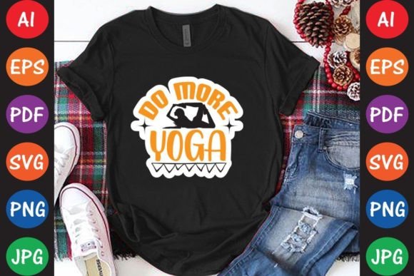 A Designer's Review of the Do More Yoga Graphics for T-Shirt Designs
