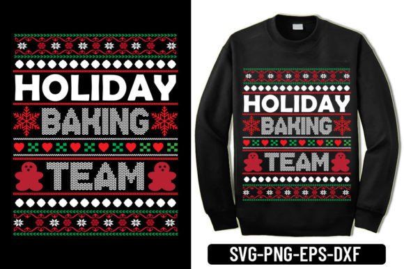 A Designer's Review: Ugly Sweater Holiday Baking Team Graphics
