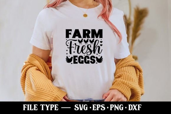 A Farm Fresh Eggs SVG Design for Authentic Branding