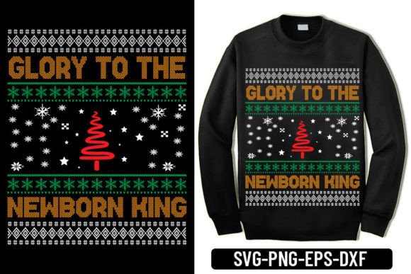 A Festive T-Shirt Graphic: Glory to the Newborn King