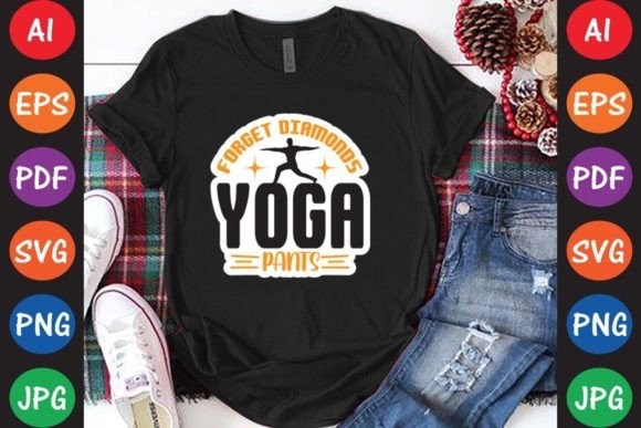 A Practical Review of the Forget Diamonds Yoga Pants Graphic for T-Shirt Designs