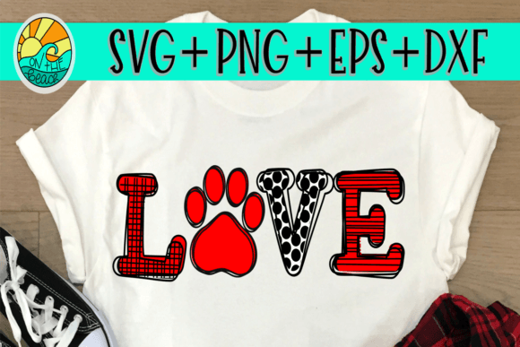 An SVG Design Review: LOVE - Paw Cat Dog for T-Shirts & Graphics