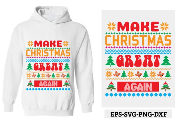 An SVG T-Shirt Design for the 'Ugly Sweater' Holiday Niche