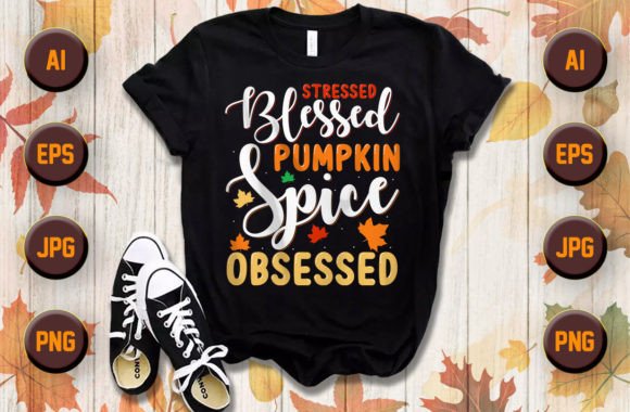 Blessed Pumpkin Graphics for Authentic T‑Shirt Designs