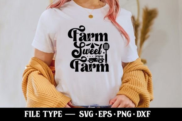 Farm Sweet Farm Kitchen SVG Graphics for Authentic Branding