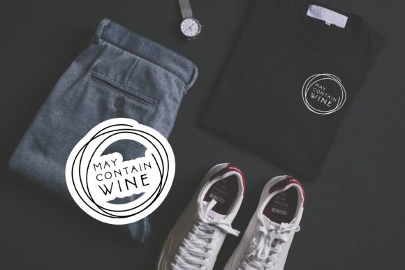 May Contain Wine SVG for T-Shirts & Craft Graphics