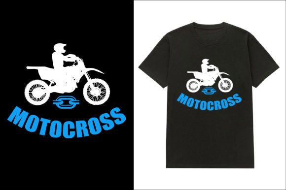 Motocross T-shirt Design 05: A Bold Graphics Asset for Crafters