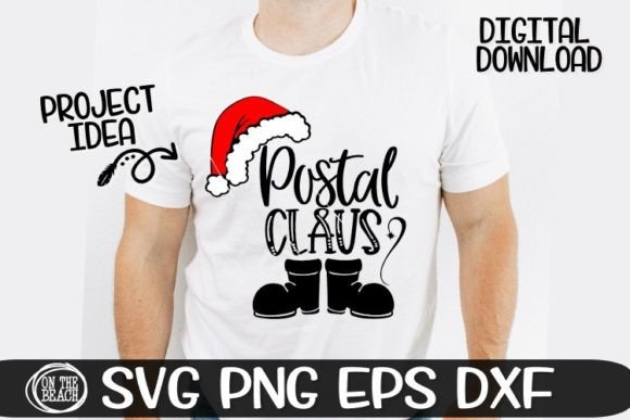 Postal Claus: A Festive Design for Embroidered Gifts