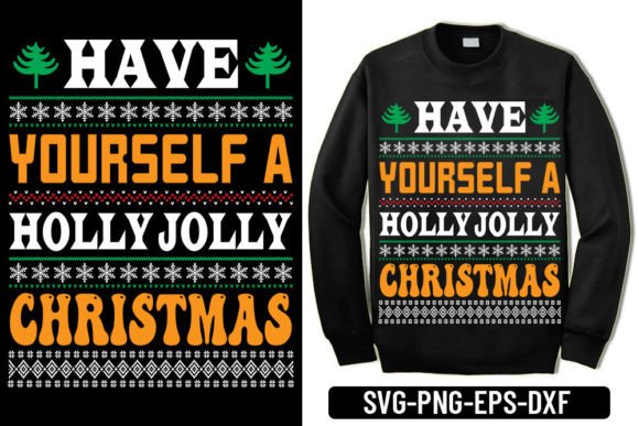Ugly Sweater Graphics for T-Shirts and Festive Crafting